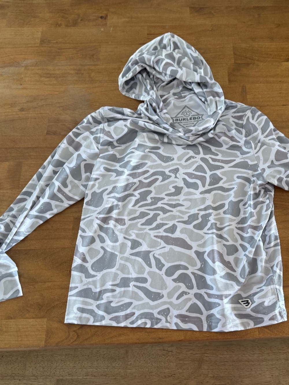 BURLEBO Boys White Camo